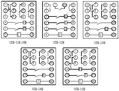 JZB-15B內部端子圖