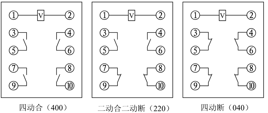 DZ-61/22內部接線圖