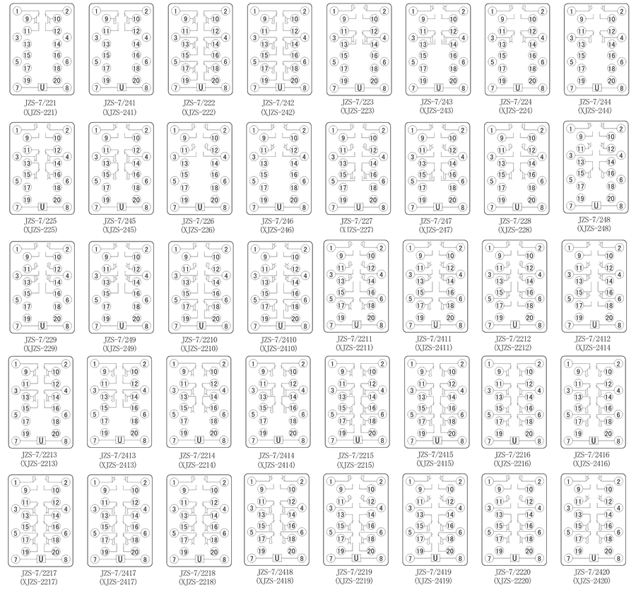 JZS-7/228內部接線圖