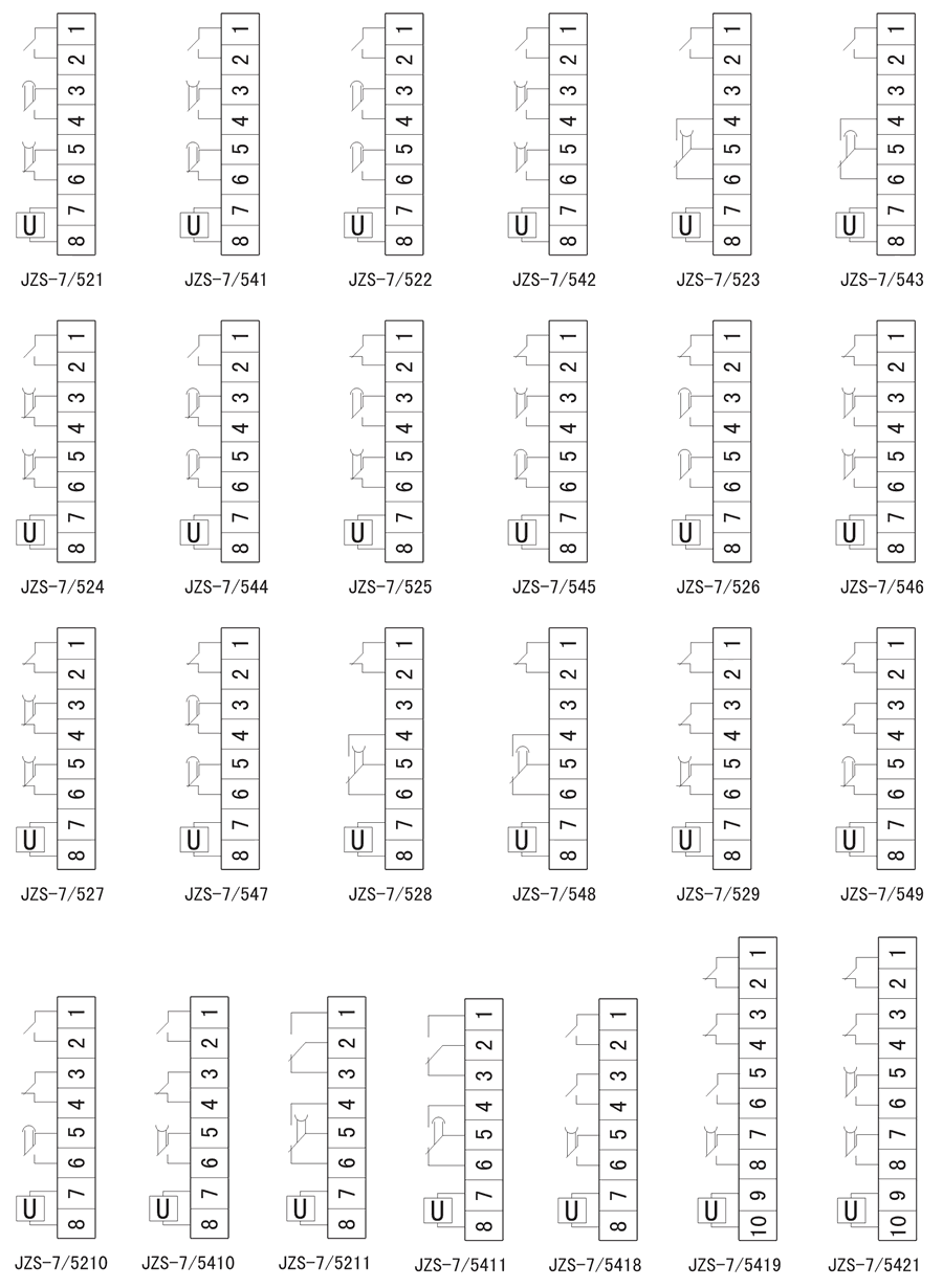 JZS-7/5411內部接線圖