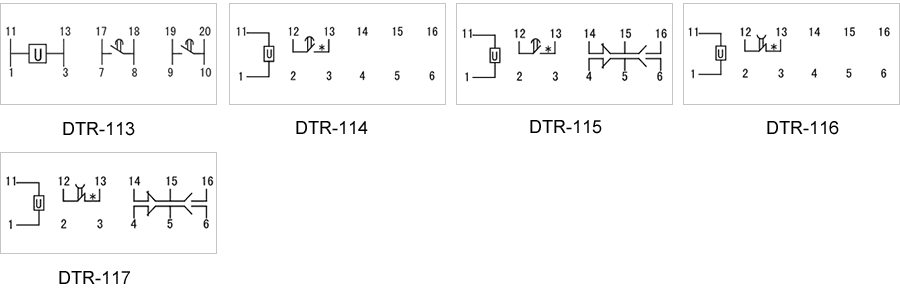 DTR-113內部接線圖