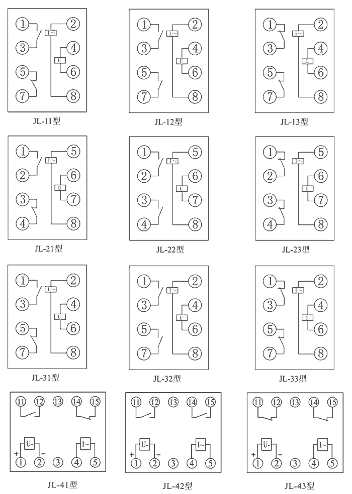 JL-21內部接線圖