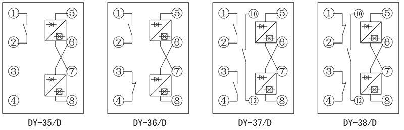 DY-37/D內部接線圖