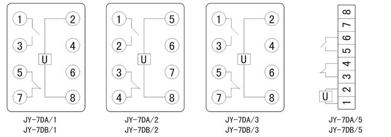 JY-7DB/2內部接線圖