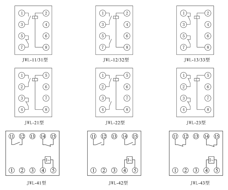 JWL-23內部接線圖