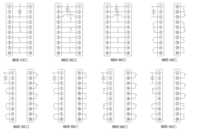 端子接線示意圖