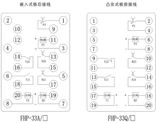 FHP-33A/5內部接線圖