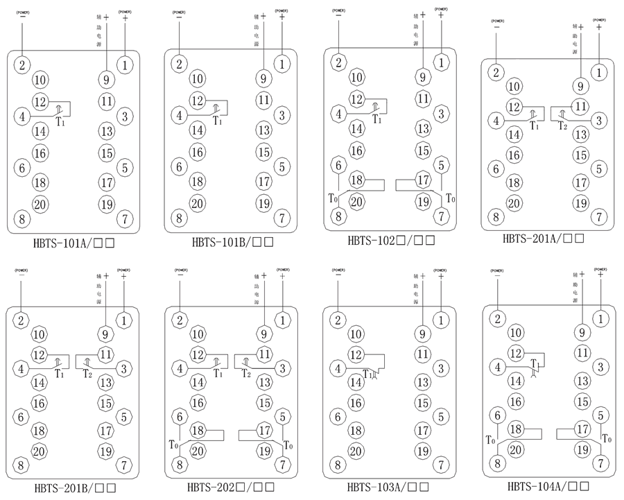 HBTS-102A/6內(nèi)部接線圖