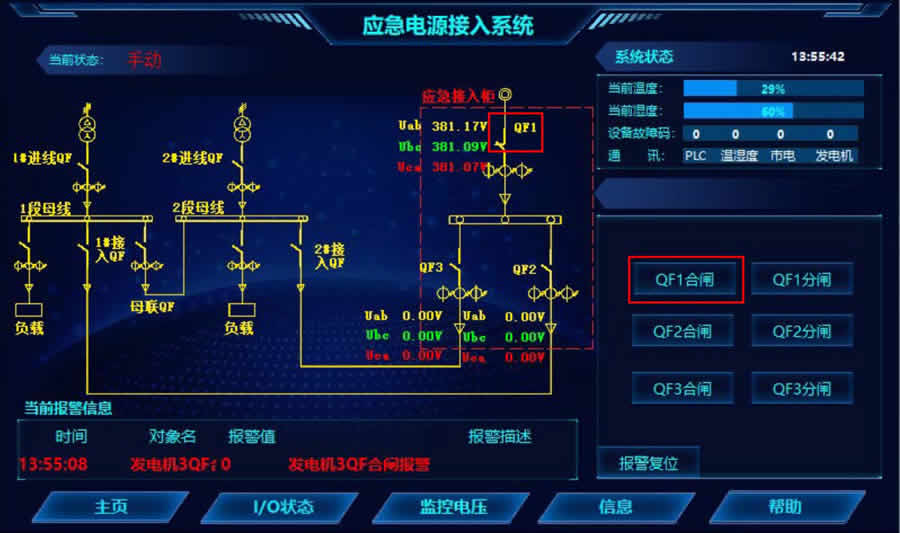 低壓發電車應急快速接入箱的智能化設計